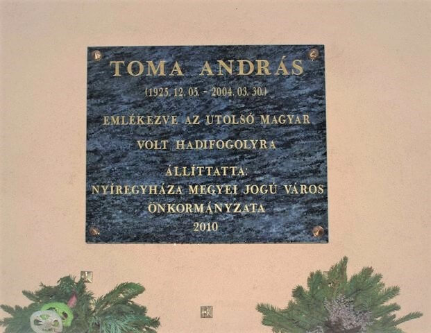 20 éve ment el Toma András, az „utolsó” hadifogoly