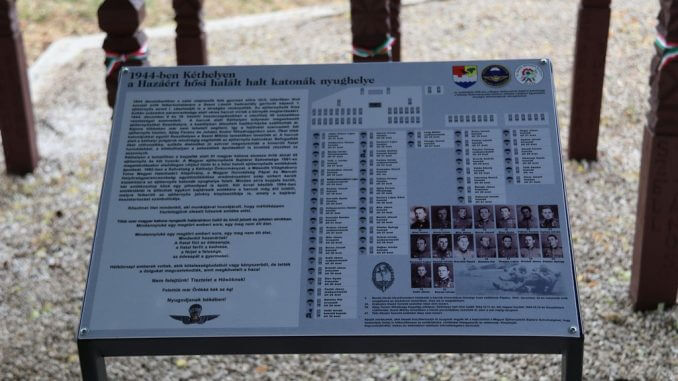 Ejtőernyős hősökre emlékeztek Kéthelyen