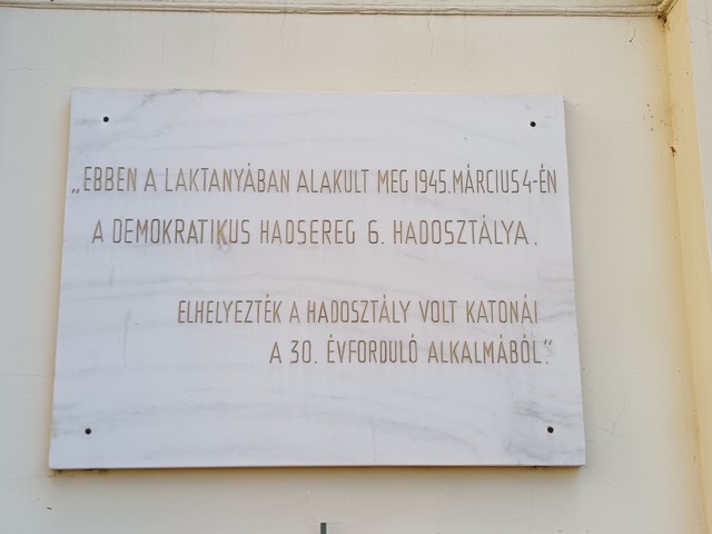 Felújították az Emléktáblát